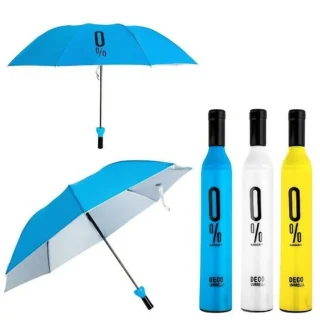 newest windproof double layer deco bottol umbrella ( MULTICOLOUR )  Material 